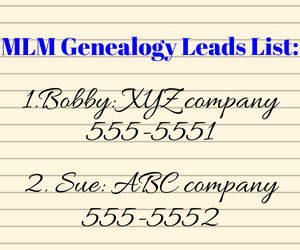 mlm-genealogy-list